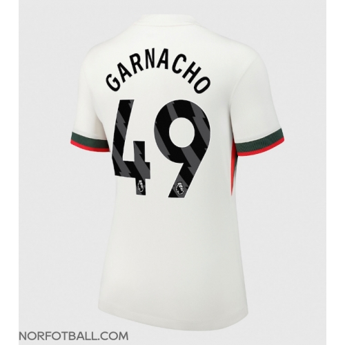 Billige Fotballdrakt Chelsea Alejandro Garnacho #49 Replika Bortedrakt Dame 2025-26 Kortermet Billige Fotballdrakt Chelsea Alejandro Garnacho #49 Replika Bortedrakt Dame 2025-26 Kortermet